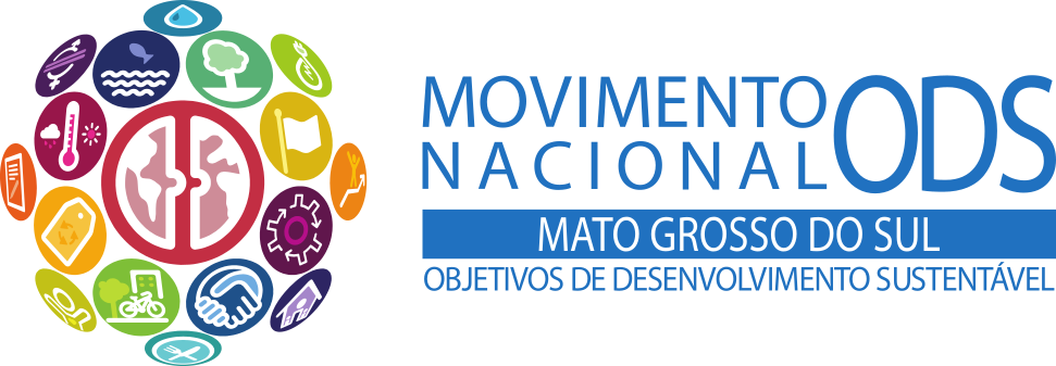 Logo do Movimento Nacional ODS Mato Grosso do Sul – Horizontal – principal