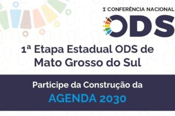 Arte da 1ª Etapa Estadual ODS de Mato Grosso do Sul – Participe da construção da Agenda 2030