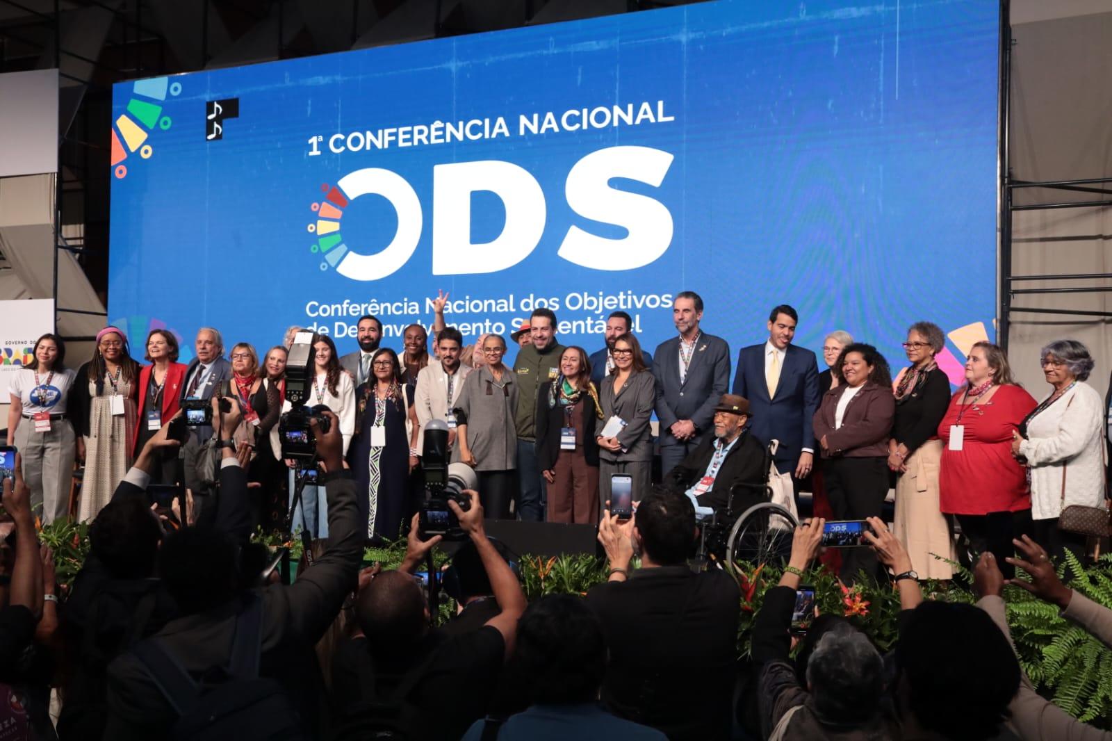 Plenária da 1ª Conferência Nacional dos ODS no Centro Internacional de Convenções do Brasil, em Brasília
