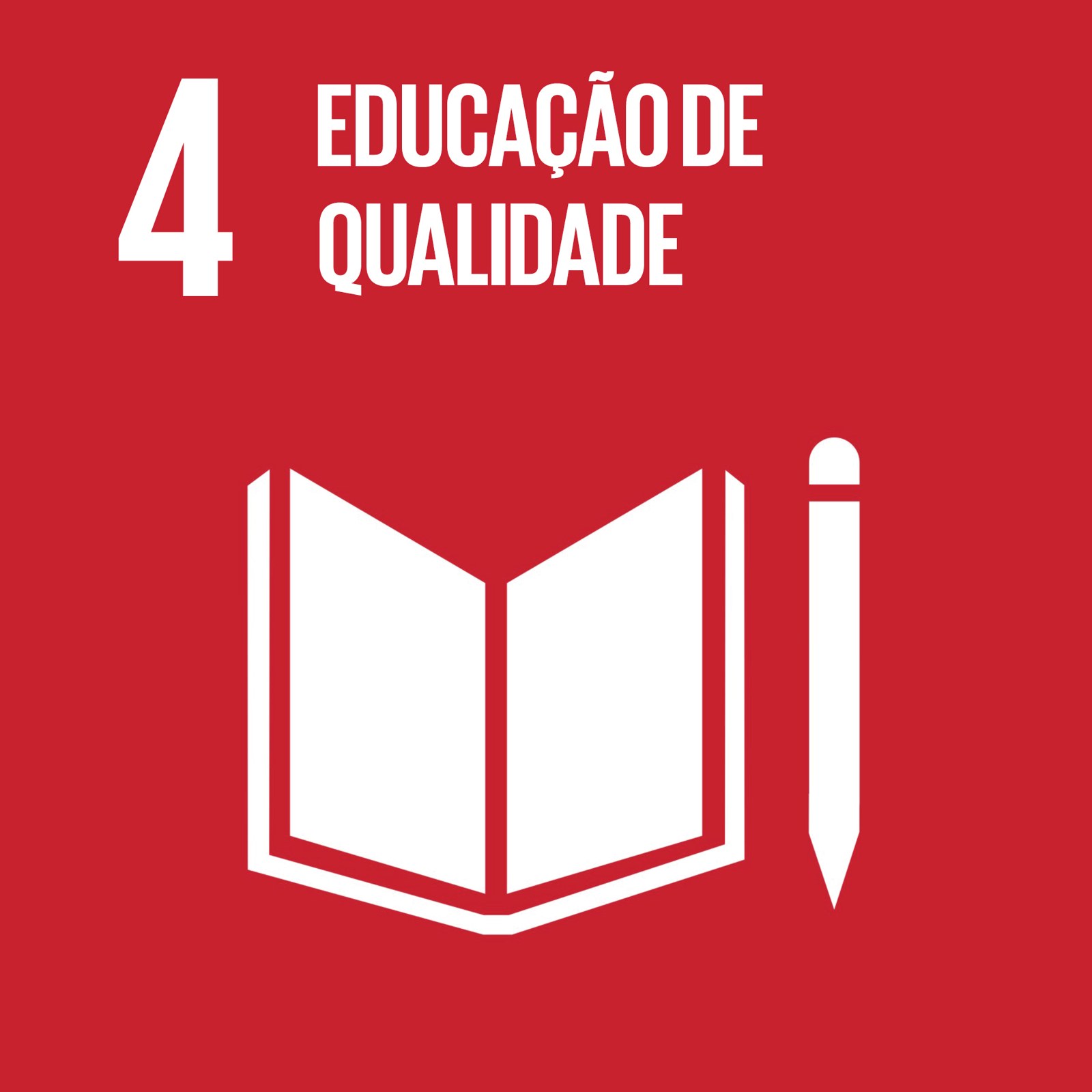Cubo ODS 4 – Educação de Qualidade – frente
