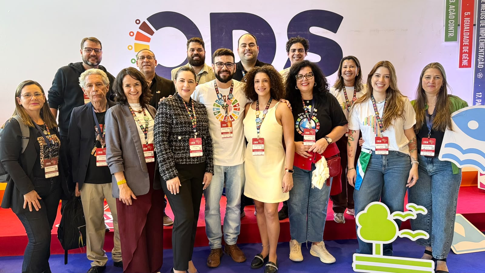 Delegação de Mato Grosso do Sul reunida na 1ª Conferência Nacional dos ODS, em Brasília